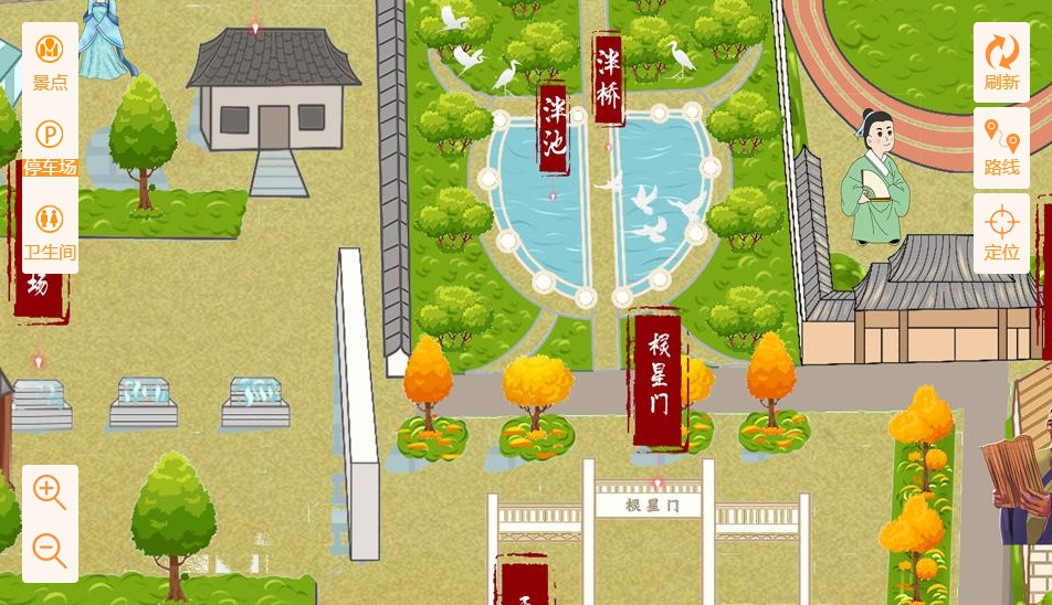 宁夏手绘地图景区语音讲解导览系统：智慧景区建设的基石