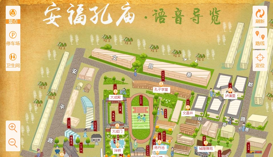宁夏手绘地图：智慧景区智能化服务的延伸